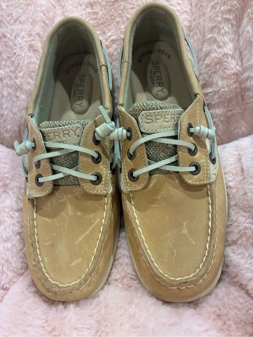 Sperry Tan Boat Shoes